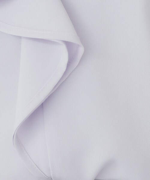 index(インデックス)の「フリルバーデザインブラウス【洗濯機洗い可/イージーアイロン/防シワ】(シャツ/ブラウス・レディース・ナチュラル/パープル/ネイビー/ホワイト系9・36/38/40/42)」の12枚目の写真