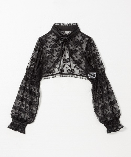 DearMyLove（ディアマイラブ）の「レースショートブラウス（シャツ/ブラウス・レディース・ホワイト/ブルー/ブラック/ベビーピンク・LL/LARGE/MEDIUM/3L）」の21枚目の写真