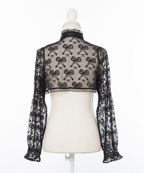 DearMyLove（ディアマイラブ）の「レースショートブラウス（シャツ/ブラウス・レディース・ホワイト/ブルー/ブラック/ベビーピンク・LL/LARGE/MEDIUM/3L）」の19枚目の写真