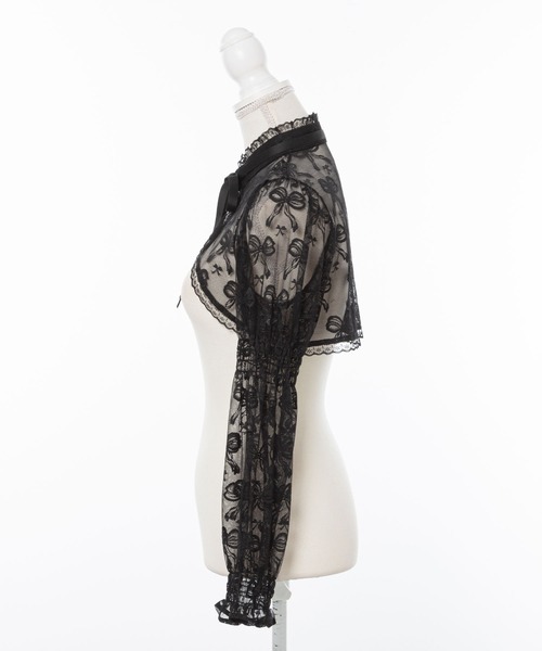 DearMyLove（ディアマイラブ）の「レースショートブラウス（シャツ/ブラウス・レディース・ホワイト/ブルー/ブラック/ベビーピンク・LL/LARGE/MEDIUM/3L）」の18枚目の写真