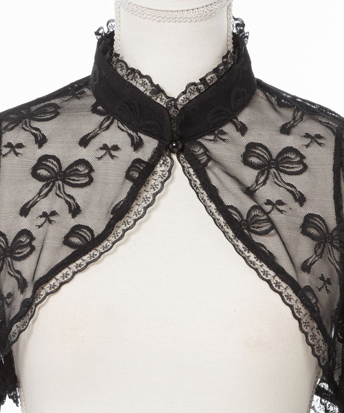 DearMyLove（ディアマイラブ）の「レースショートブラウス（シャツ/ブラウス・レディース・ホワイト/ブルー/ブラック/ベビーピンク・LL/LARGE/MEDIUM/3L）」の16枚目の写真