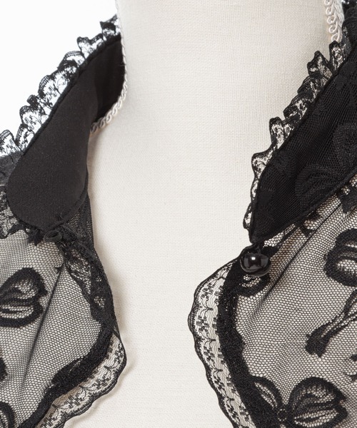 DearMyLove（ディアマイラブ）の「レースショートブラウス（シャツ/ブラウス・レディース・ホワイト/ブルー/ブラック/ベビーピンク・LL/LARGE/MEDIUM/3L）」の14枚目の写真