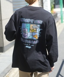 【MARKGONZALES】What it isNt フラワーグラフィックプリント LONG SLEEVE TEE