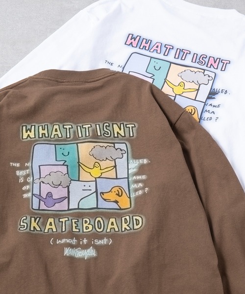 (What it isNt)ART BY MARKGONZALES(ワットイットイズント)の「【MARKGONZALES】What it isNt フラワーグラフィックプリント LONG SLEEVE TEE(Tシャツ/カットソー・メンズ・ブラック/ブラウン系その他2/ホワイト系その他2/ホワイト/ブラウン/ブラック系その他2・XL/L/M)」の6枚目の写真