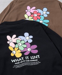 【MARKGONZALES】What it isNt フラワーグラフィックプリント LONG SLEEVE TEE