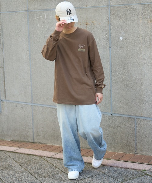 (What it isNt)ART BY MARKGONZALES(ワットイットイズント)の「【MARKGONZALES】What it isNt フラワーグラフィックプリント LONG SLEEVE TEE(Tシャツ/カットソー・メンズ・ブラック/ブラウン系その他2/ホワイト系その他2/ホワイト/ブラウン/ブラック系その他2・XL/L/M)」の11枚目の写真