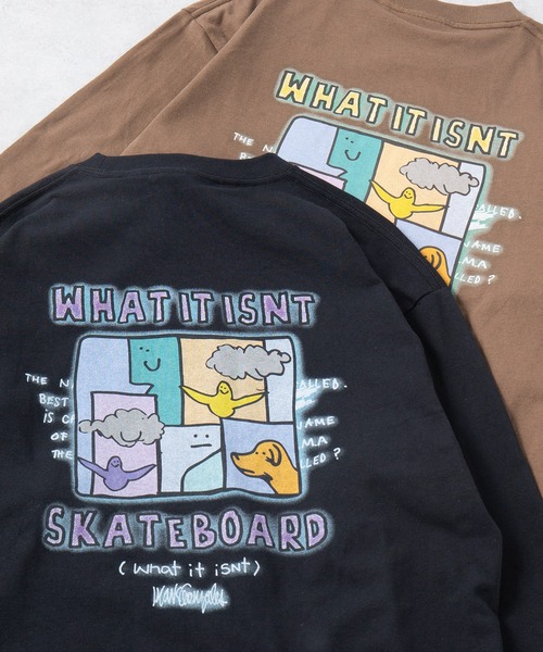 (What it isNt)ART BY MARKGONZALES(ワットイットイズント)の「【MARKGONZALES】What it isNt フラワーグラフィックプリント LONG SLEEVE TEE(Tシャツ/カットソー・メンズ・ブラック/ブラウン系その他2/ホワイト系その他2/ホワイト/ブラウン/ブラック系その他2・XL/L/M)」の16枚目の写真