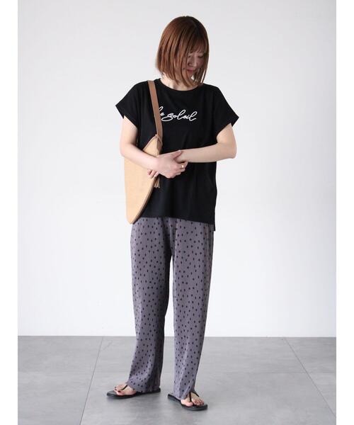 Lugnoncure（ルノンキュール）の「【セルフカット】柄アソートプリーツパンツ（その他パンツ・レディース・ブラック/ブラウン/グレー/オフホワイト・F）」の10枚目の写真