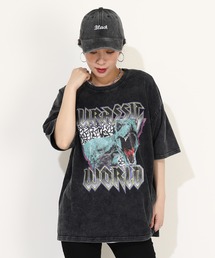 BABYDOLL（ベビードール）の「【綿100％】 親子お揃い ジュラシックワールド ロックTシャツ 0404A（Tシャツ/カットソー・メンズ）」