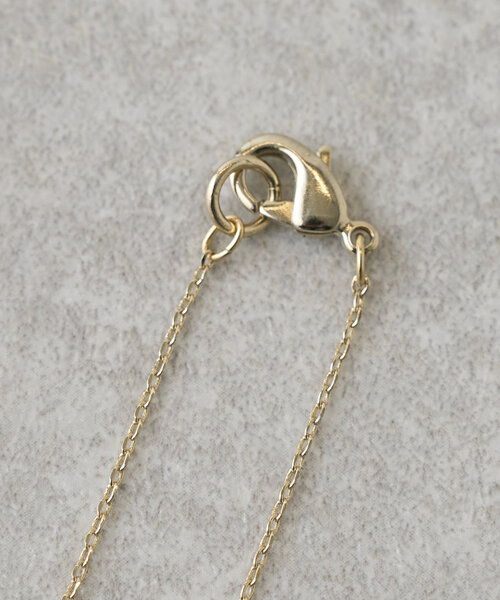 BEARDSLEY（ビアズリー）の「カットドロップネックレス(ゴールド)（ネックレス・レディース・ゴールド・FREE）」の2枚目の写真