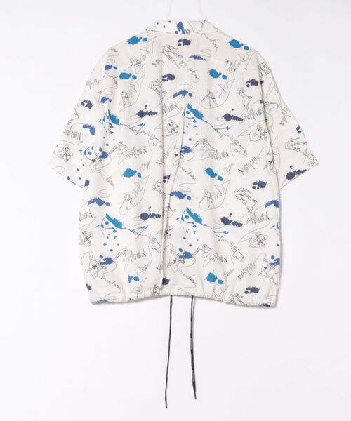 Manhattan Portage（マンハッタンポーテージ）の「S/S Aloha Shirt（シャツ/ブラウス・メンズ・ネイビー/アイボリー・MEDIUM/LARGE/X-LARGE）」の3枚目の写真