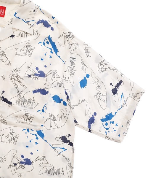 Manhattan Portage（マンハッタンポーテージ）の「S/S Aloha Shirt（シャツ/ブラウス・メンズ・ネイビー/アイボリー・MEDIUM/LARGE/X-LARGE）」の8枚目の写真