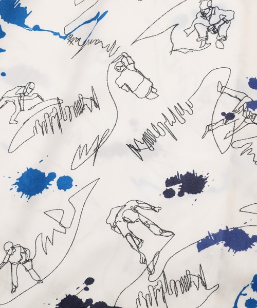 Manhattan Portage（マンハッタンポーテージ）の「S/S Aloha Shirt（シャツ/ブラウス・メンズ・ネイビー/アイボリー・MEDIUM/LARGE/X-LARGE）」の5枚目の写真