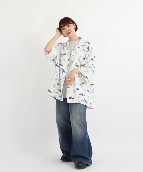 Manhattan Portage（マンハッタンポーテージ）の「S/S Aloha Shirt（シャツ/ブラウス・メンズ・ネイビー/アイボリー・MEDIUM/LARGE/X-LARGE）」の20枚目の写真