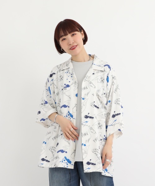 Manhattan Portage（マンハッタンポーテージ）の「S/S Aloha Shirt（シャツ/ブラウス・メンズ・ネイビー/アイボリー・MEDIUM/LARGE/X-LARGE）」の21枚目の写真