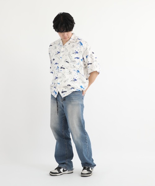 Manhattan Portage（マンハッタンポーテージ）の「S/S Aloha Shirt（シャツ/ブラウス・メンズ・ネイビー/アイボリー・MEDIUM/LARGE/X-LARGE）」の22枚目の写真