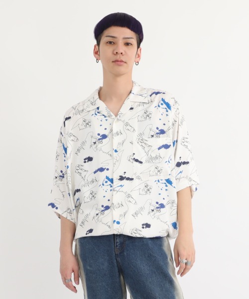 Manhattan Portage（マンハッタンポーテージ）の「S/S Aloha Shirt（シャツ/ブラウス・メンズ・ネイビー/アイボリー・MEDIUM/LARGE/X-LARGE）」の16枚目の写真
