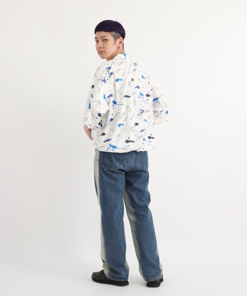 Manhattan Portage（マンハッタンポーテージ）の「S/S Aloha Shirt（シャツ/ブラウス・メンズ・ネイビー/アイボリー・MEDIUM/LARGE/X-LARGE）」の12枚目の写真