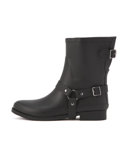 ROCKFISH WEATHERWEAR(ロックフィッシュウェザーウェア)の「ROCKFISH WEATHERWEAR/ロックフィッシュ ウェザーウェア/HARNESS WELLINGTON BOOTS MIDDLE(レインシューズ・レディース・ブラック・24.5cm/25.0cm/23.5cm/24.0cm)」の7枚目の写真