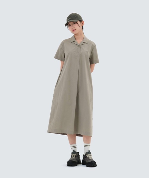 セール】Cooling Root Collared Dress（ワンピース）｜Snow Peak