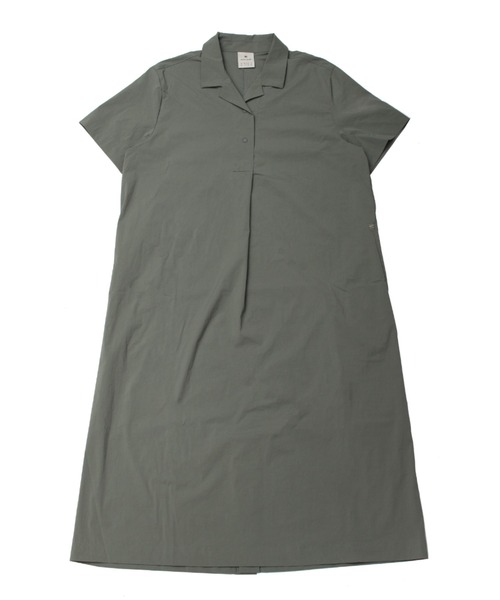 Snow Peak(スノーピーク)の「Cooling Root Collared Dress(ワンピース・メンズ・グレー/ブラック/カーキ・S/M/L)」の13枚目の写真