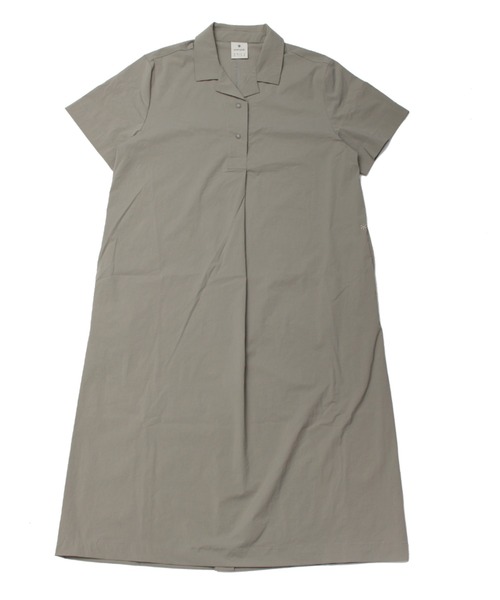 Snow Peak(スノーピーク)の「Cooling Root Collared Dress(ワンピース・メンズ・グレー/ブラック/カーキ・S/M/L)」の14枚目の写真