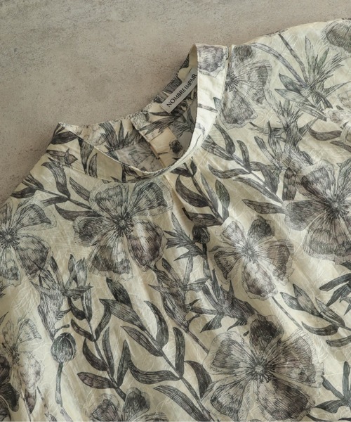 NOMBRE IMPAIR（ノンブルアンペール）の「ビックプランツPT　フレンチブラウス（シャツ/ブラウス・レディース・キナリ・FREE）」の10枚目の写真