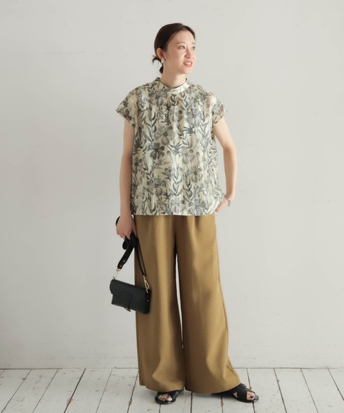 NOMBRE IMPAIR（ノンブルアンペール）の「ビックプランツPT　フレンチブラウス（シャツ/ブラウス・レディース・キナリ・FREE）」の17枚目の写真