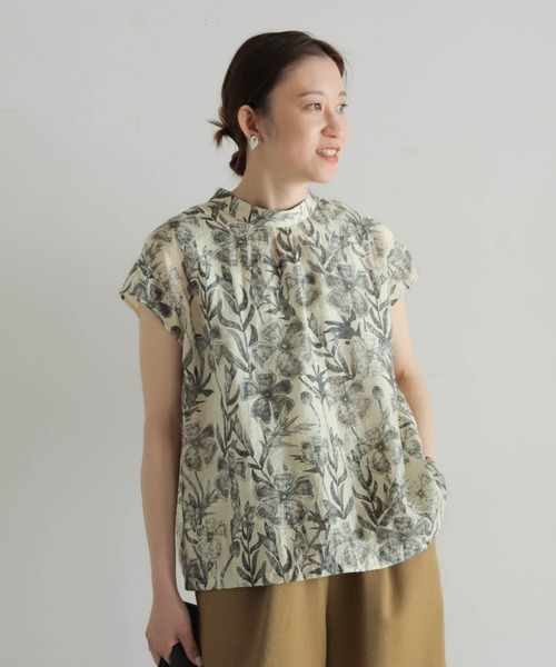 NOMBRE IMPAIR（ノンブルアンペール）の「ビックプランツPT　フレンチブラウス（シャツ/ブラウス・レディース・キナリ・FREE）」の15枚目の写真