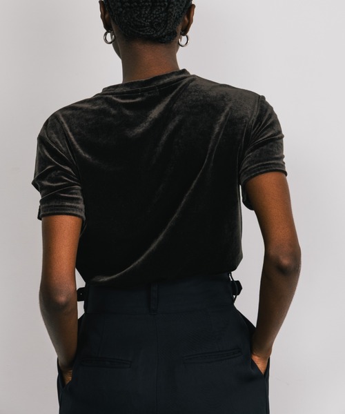 CREDONA(クレドナ)の「ACETATE GURKHA PANTS/アセテートグルカパンツ(スラックス・レディース・ブラック/アイボリー/ベージュ・0/1)」の12枚目の写真
