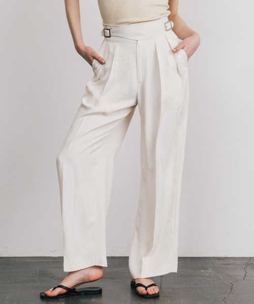 ACETATE GURKHA PANTS/アセテートグルカパンツ（スラックス