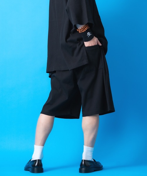 a.p.o.v.(エーピーオービー)の「a.p.o.v. ワッフルハーフパンツ(その他パンツ・メンズ・ブラック/グレー・ONESIZE)」の3枚目の写真