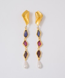 LA BELLE ETUDE（ラベルエチュード）の「Vintage調オリジナルカラーパーツイヤリング（イヤリング）」