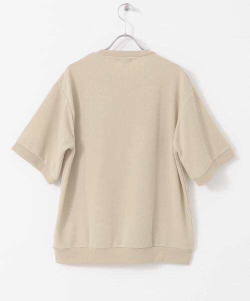 ITEMS URBANRESEARCH(アイテムズ アーバンリサーチ)の「クレープジョーゼットクルーネック Tシャツ(Tシャツ/カットソー・メンズ・ベージュ/チャコールグレー/カーキ/ブラック・SMALL/MEDIUM/LARGE)」の12枚目の写真