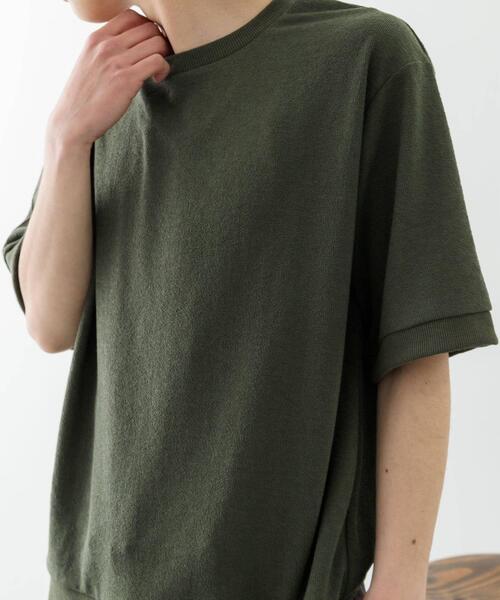 ITEMS URBANRESEARCH(アイテムズ アーバンリサーチ)の「クレープジョーゼットクルーネック Tシャツ(Tシャツ/カットソー・メンズ・ベージュ/チャコールグレー/カーキ/ブラック・SMALL/MEDIUM/LARGE)」の16枚目の写真