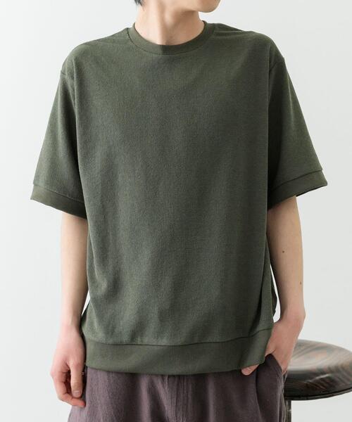 ITEMS URBANRESEARCH(アイテムズ アーバンリサーチ)の「クレープジョーゼットクルーネック Tシャツ(Tシャツ/カットソー・メンズ・ベージュ/チャコールグレー/カーキ/ブラック・SMALL/MEDIUM/LARGE)」の17枚目の写真