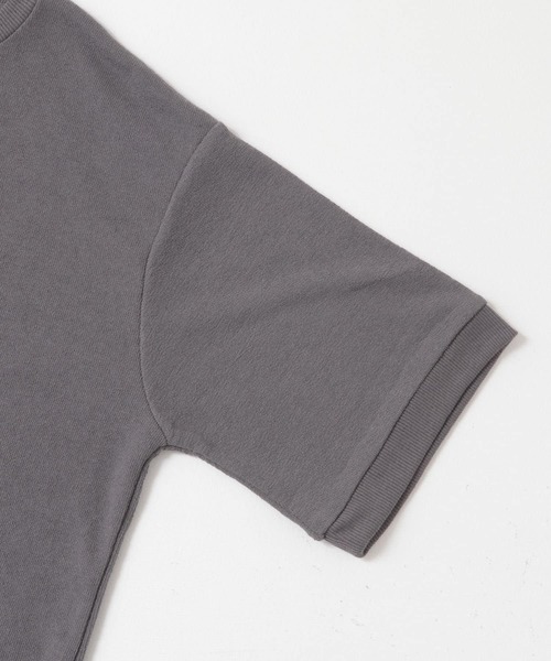 ITEMS URBANRESEARCH（アイテムズ アーバンリサーチ）の「クレープジョーゼットクルーネック Tシャツ（Tシャツ/カットソー・メンズ・ベージュ/チャコールグレー/カーキ/ブラック・SMALL/MEDIUM/LARGE）」の11枚目の写真