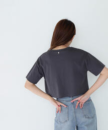 Natural Beauty Basic 半袖Tシャツ　チャコールグレー NATURAL BEAUTY BASIC 「NATURAL BASIC」 半袖Tシャツ MEDIUM