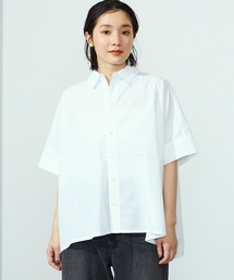 Lee/リー【直営店・EC別注】ボクシーハーフスリーブシャツ/体型カバー