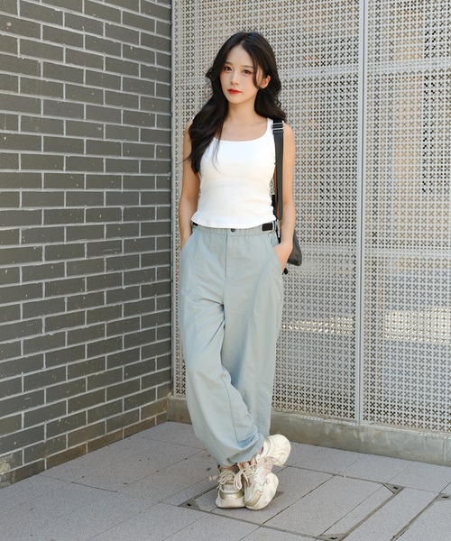 DURAS(デュラス)の「ナイロンスノーパンツ(カーゴパンツ・レディース・グリーン/ベージュ/チャコール・SMALL/MEDIUM)」の8枚目の写真