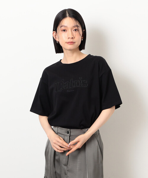 COMME CA ISM(コムサイズム)の「レース刺しゅう Tシャツ(Tシャツ/カットソー・レディース・ベージュ/ブラック/アイボリー/グレー・SMALL/LARGE/MEDIUM)」の11枚目の写真