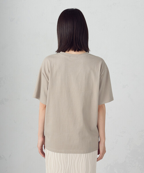 COMME CA ISM(コムサイズム)の「レース刺しゅう Tシャツ(Tシャツ/カットソー・レディース・ベージュ/ブラック/アイボリー/グレー・SMALL/LARGE/MEDIUM)」の21枚目の写真