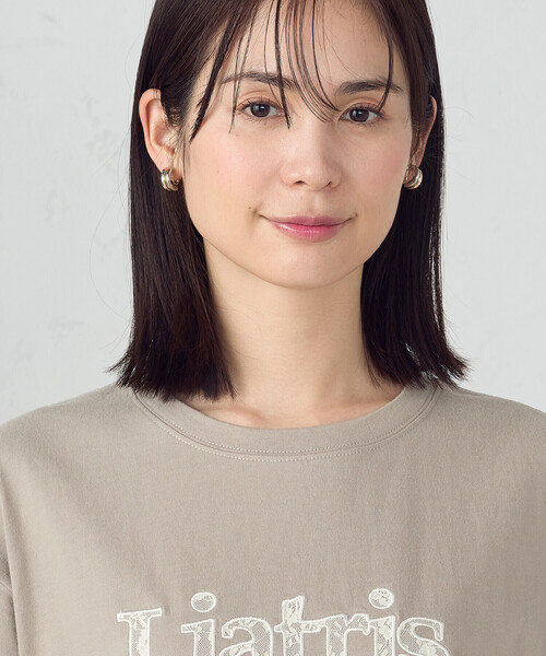 COMME CA ISM(コムサイズム)の「レース刺しゅう Tシャツ(Tシャツ/カットソー・レディース・ベージュ/ブラック/アイボリー/グレー・SMALL/LARGE/MEDIUM)」の22枚目の写真