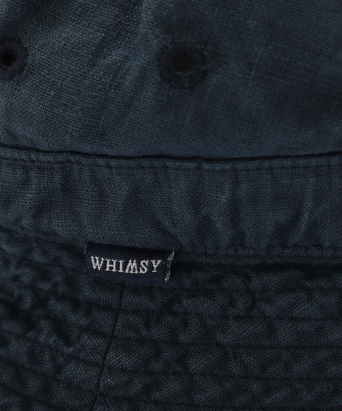 whimsyハット　ネイビー セール】Whimsy / ウィムジー HEMP DYED HAT（ハット）｜Whimsy