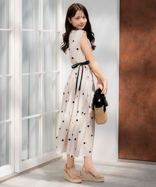 リネンタッチドットワンピ NOELA（ノエラ）の「【15周年】リネンタッチドットワンピ