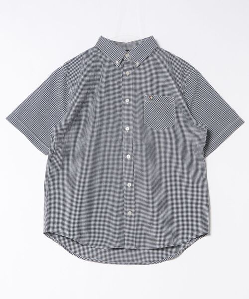 Arnold Palmer（アーノルドパーマー）の「ギンガムチェック 半袖 シャツ（シャツ/ブラウス・メンズ・ブラック/ネイビー/グリーン・M/L/LL）」の22枚目の写真