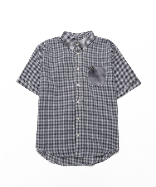 Arnold Palmer（アーノルドパーマー）の「ギンガムチェック 半袖 シャツ（シャツ/ブラウス・メンズ・ブラック/ネイビー/グリーン・M/L/LL）」の14枚目の写真