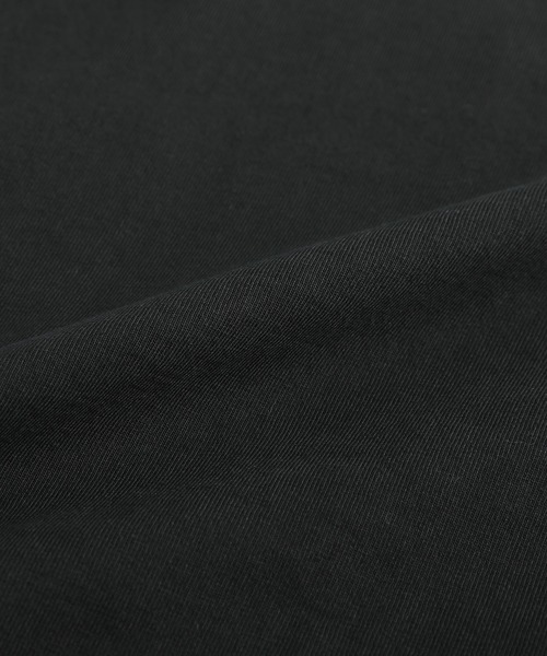 VERON(ヴァロン)の「ピグメント米綿(USAコットン)天竺グラスポケット付きクルーネック半袖ボクシーTシャツ(Tシャツ/カットソー・メンズ・スミクロ/ブラック/オリーブ/グレー・L/M)」の11枚目の写真