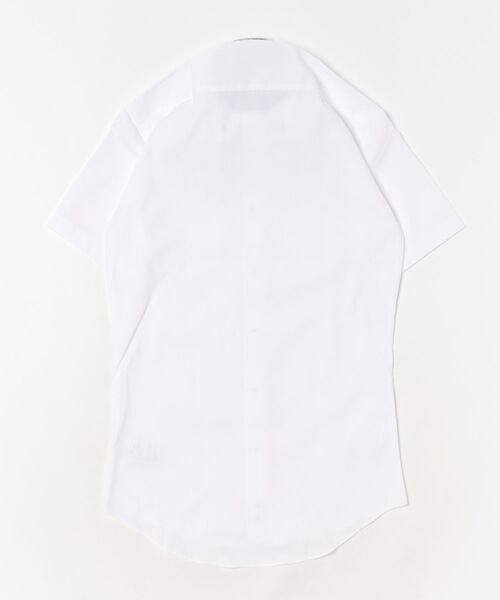 TOKYO SHIRTS(トウキョウシャツ)の「【透け防止】形態安定ノンアイロン ドゥエボットーニ 半袖ビジネスワイシャツ(ビジネスシャツ・メンズ・ホワイト・首回り41cm/首回り42cm/首回り43cm/首回り39cm/首回り37cm)」の7枚目の写真