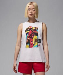 JORDAN BRAND(W[_uh)̃W[_ EBY X[uX OtBbN TVc / Jordan Women's Sleeveless Graphic T-Shirt HJ0200-051 Birch Heather(^Ngbv)